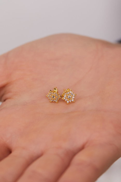 Heliophilia Silver Pendientes de Plata Esterlina 925 Dorado ELKAB92275A Heliophilia Silver Pendientes de Plata Esterlina 925 Dorado ELKAB92275A